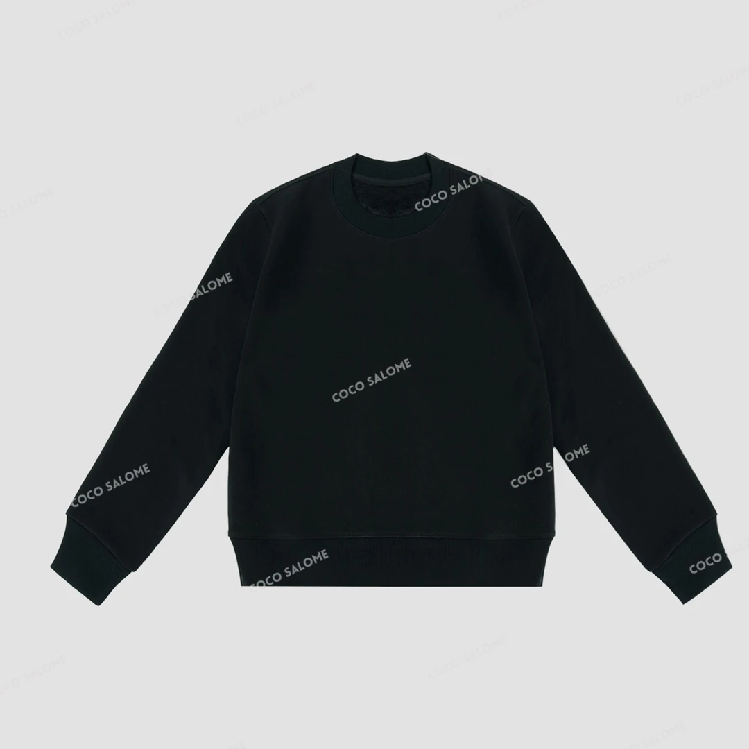 安安推荐【个人简介】 撞色刺绣加绒时尚百搭圆领卫衣WYW31115995Y