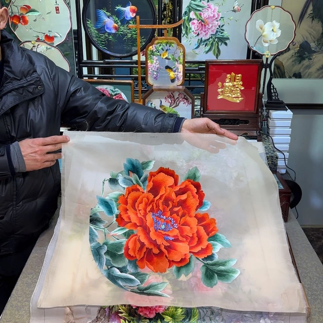 刺绣刺绣工艺精湛