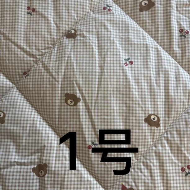 『单人』秋冬季节纯棉豆豆被