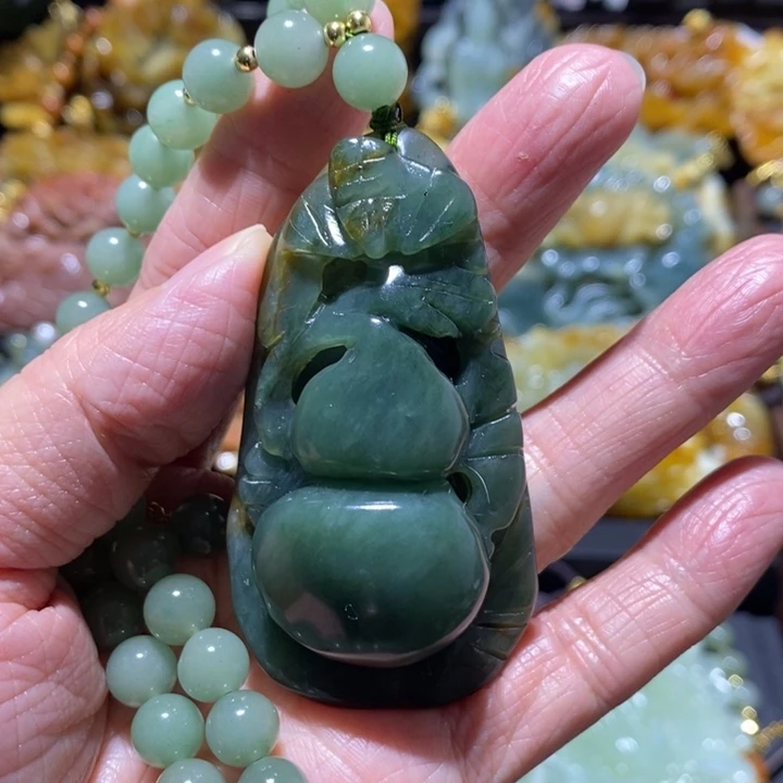 岫玉岫玉吊坠未镶嵌