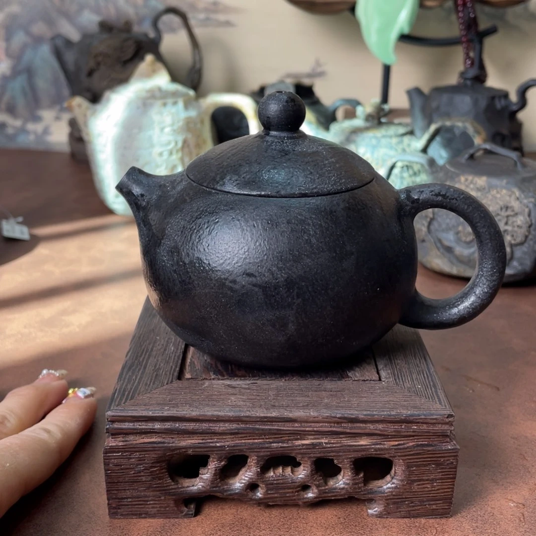 冰碛岩西施壶茶具
