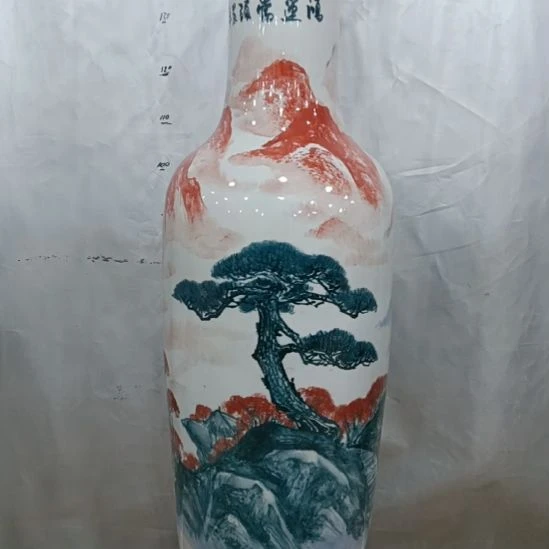 摆件瓷手绘鸿运当头A款1.4米一对