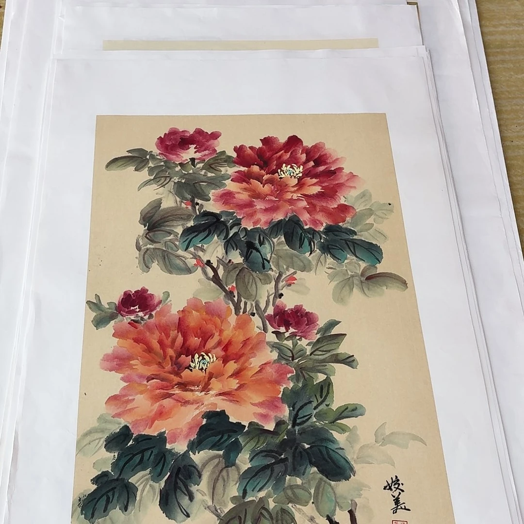 国画80.50手绘作品