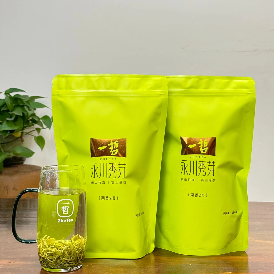 一哲2025永川秀芽栗香2号新茶明前高香绿茶250g-500g口粮茶叶耐泡