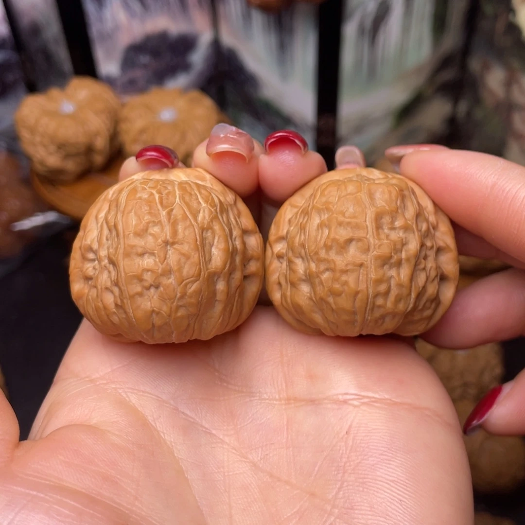 文玩核桃把件37全品南瓜墩