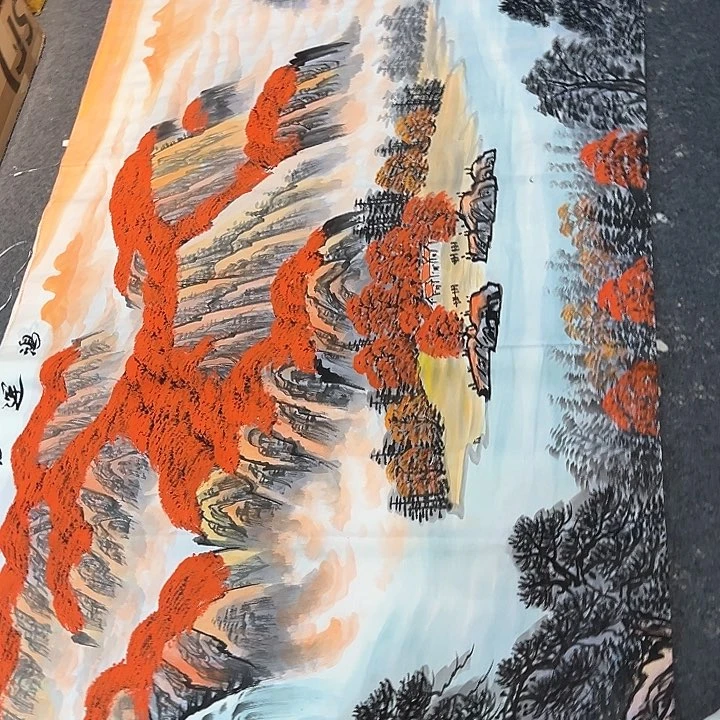 国画本人作品纯手工作品