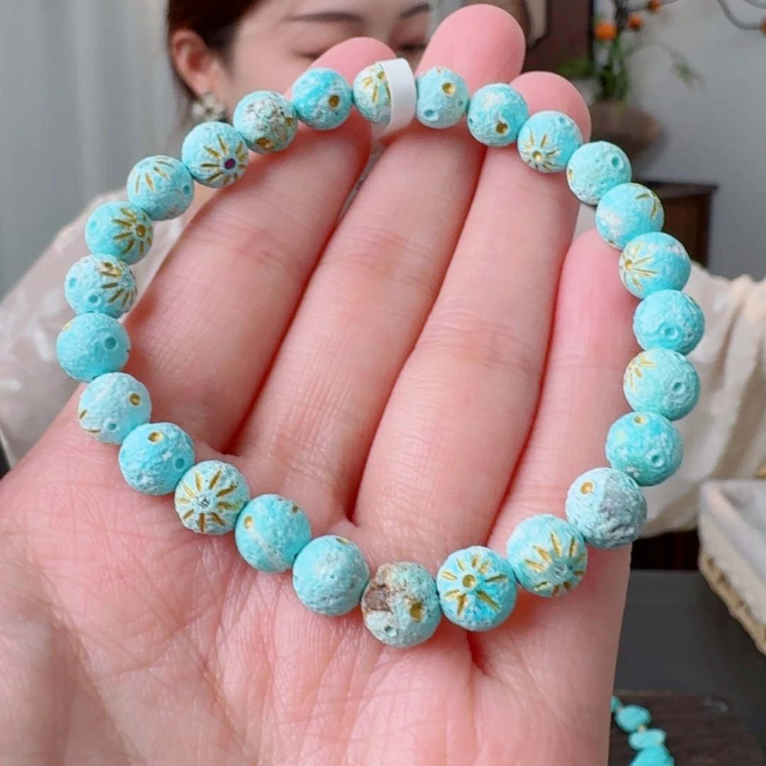 未镶嵌绿松石珠宝奇石