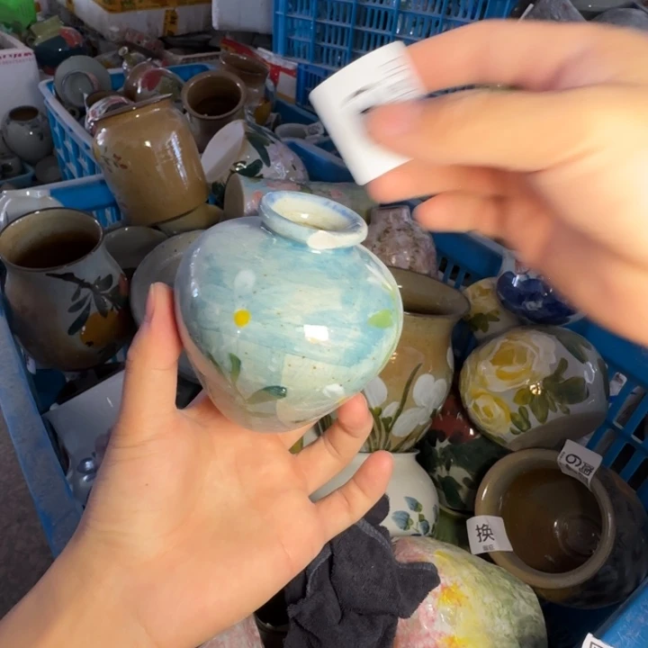 釉下彩手绘（瑕疵慎拍）19