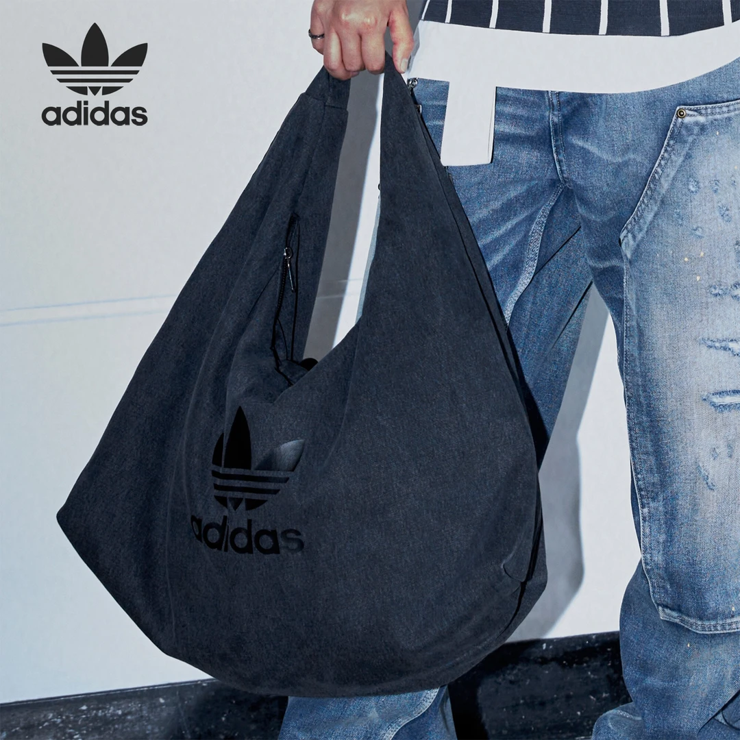 Adidas/阿迪达斯正品三叶草男女款大容量收纳手提包IX7694