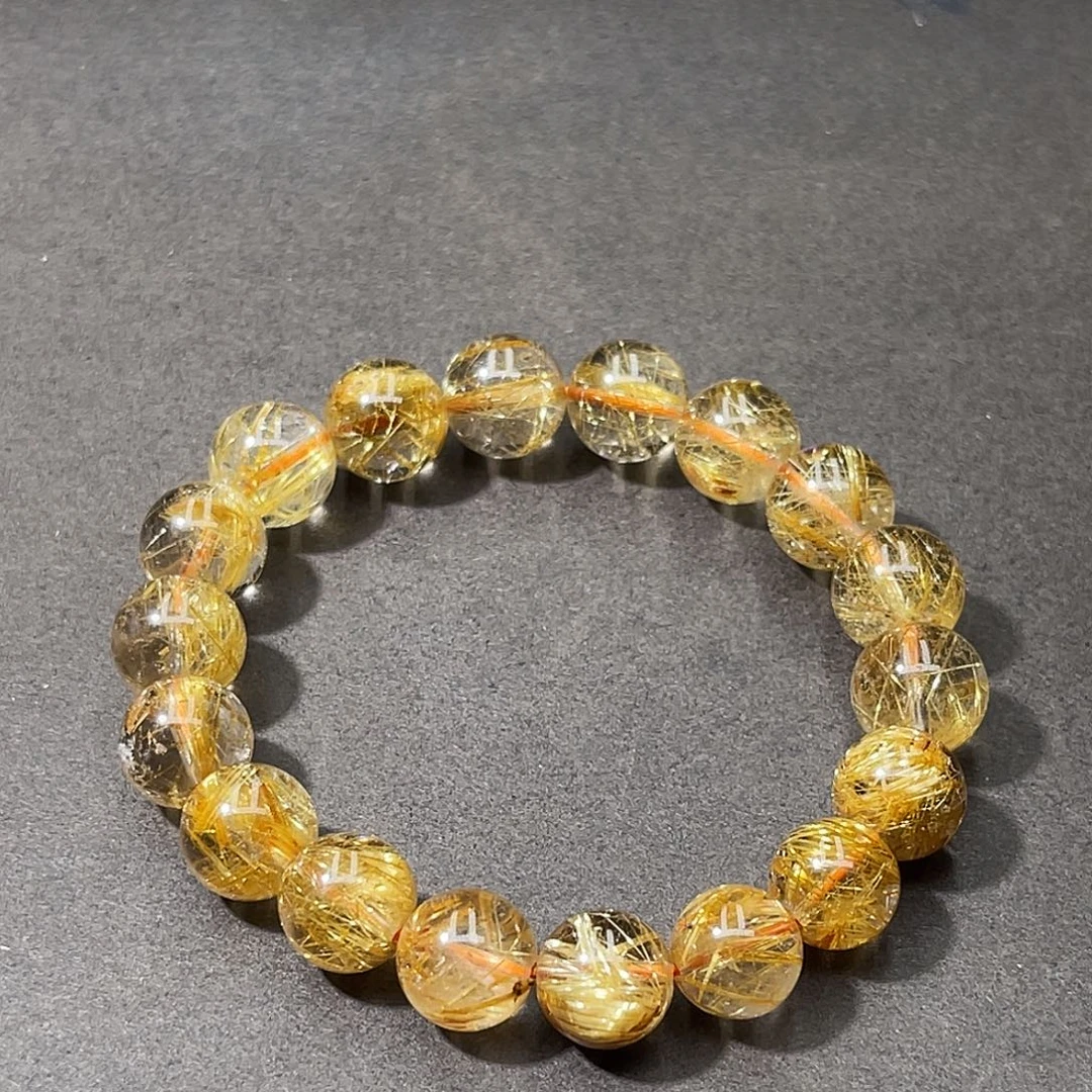 猪***@未镶嵌手链发晶钛晶