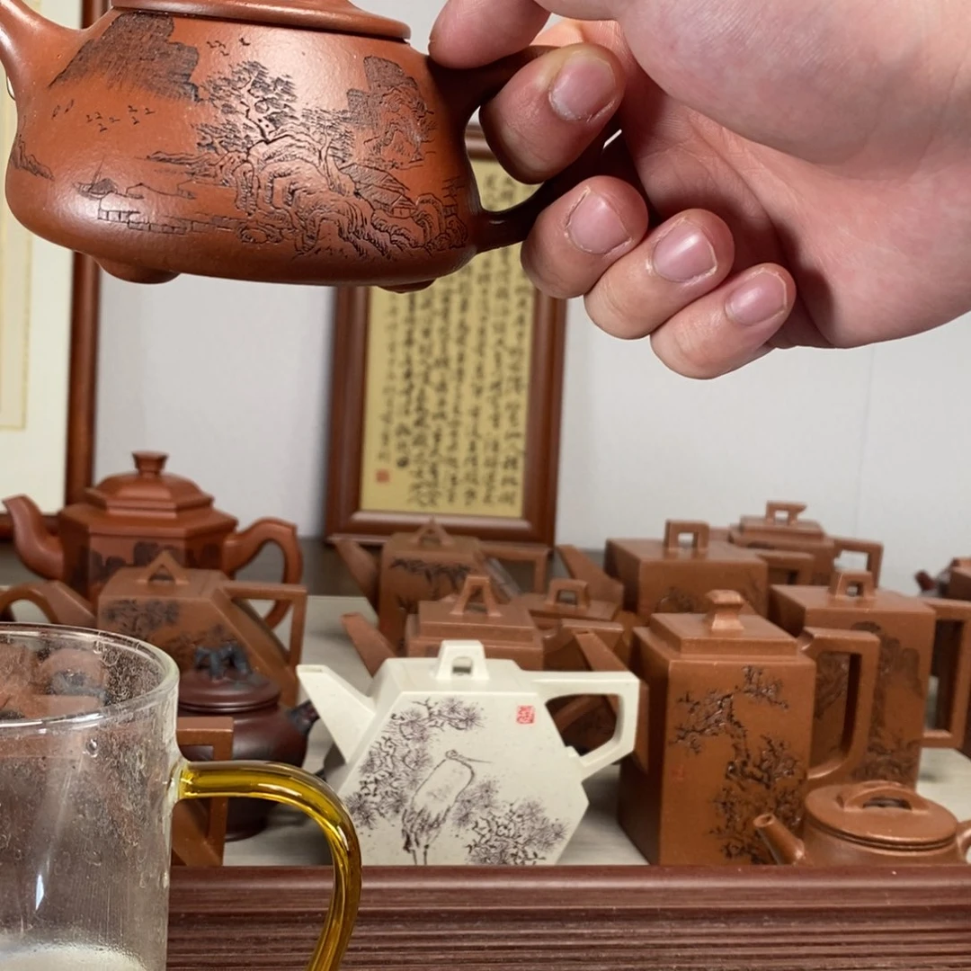 茶壶紫砂原矿泥料传统工艺制作