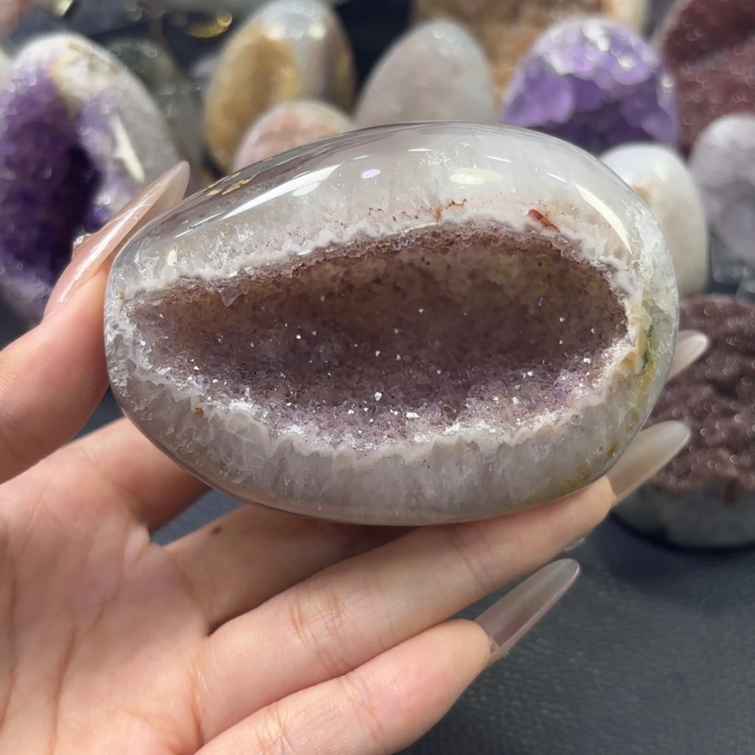 紫晶大型摆件（非配饰）未镶嵌钱袋子