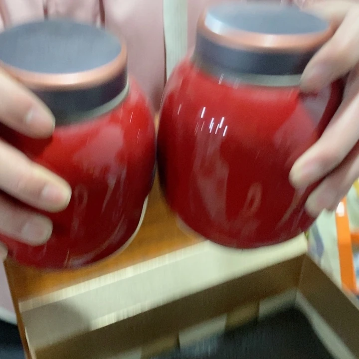 罐（不带礼盒）陶瓷储物罐茶叶罐