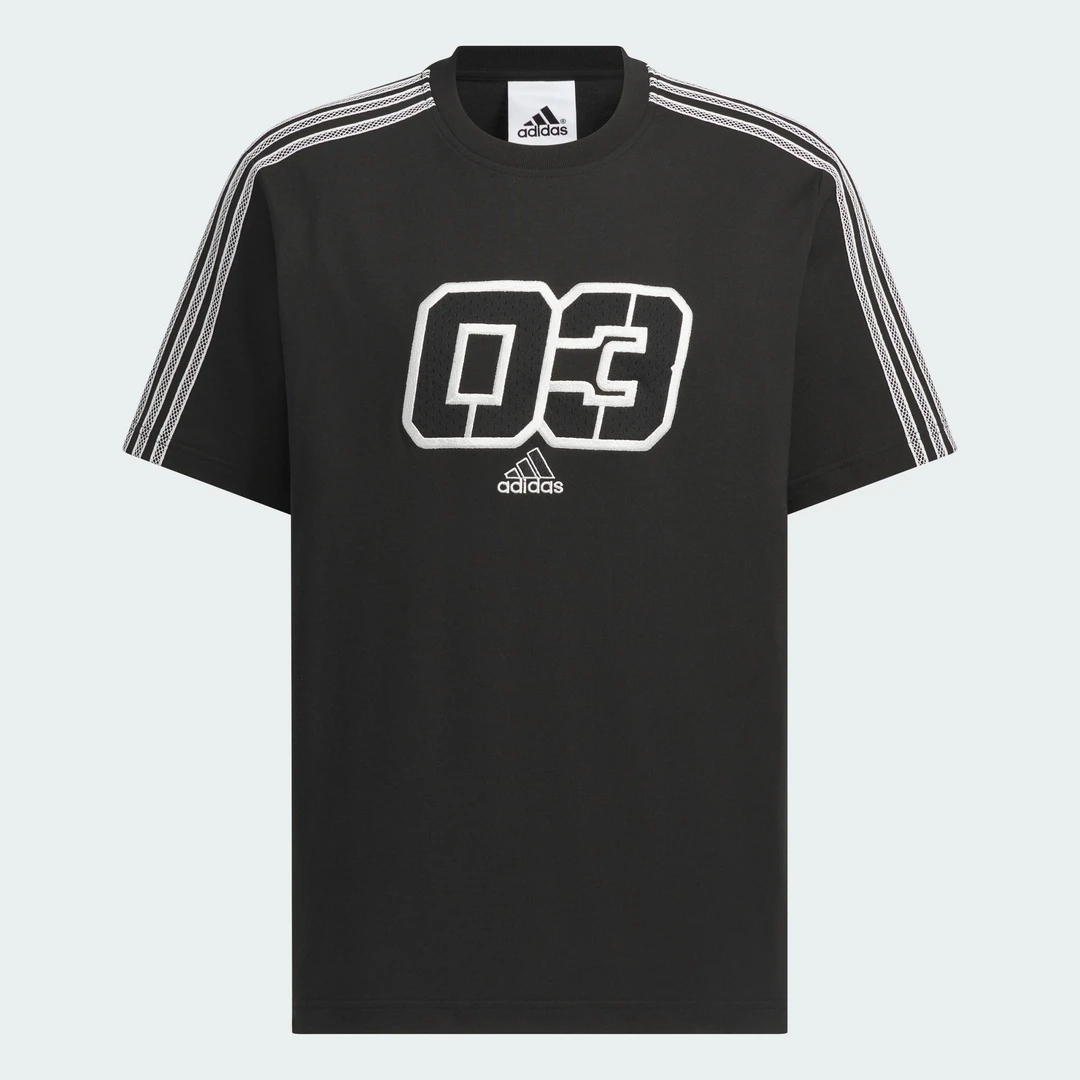 adidas/阿迪达斯GRAPHICS T-SHIRT情侣纯棉运动短袖圆领T恤JX2633