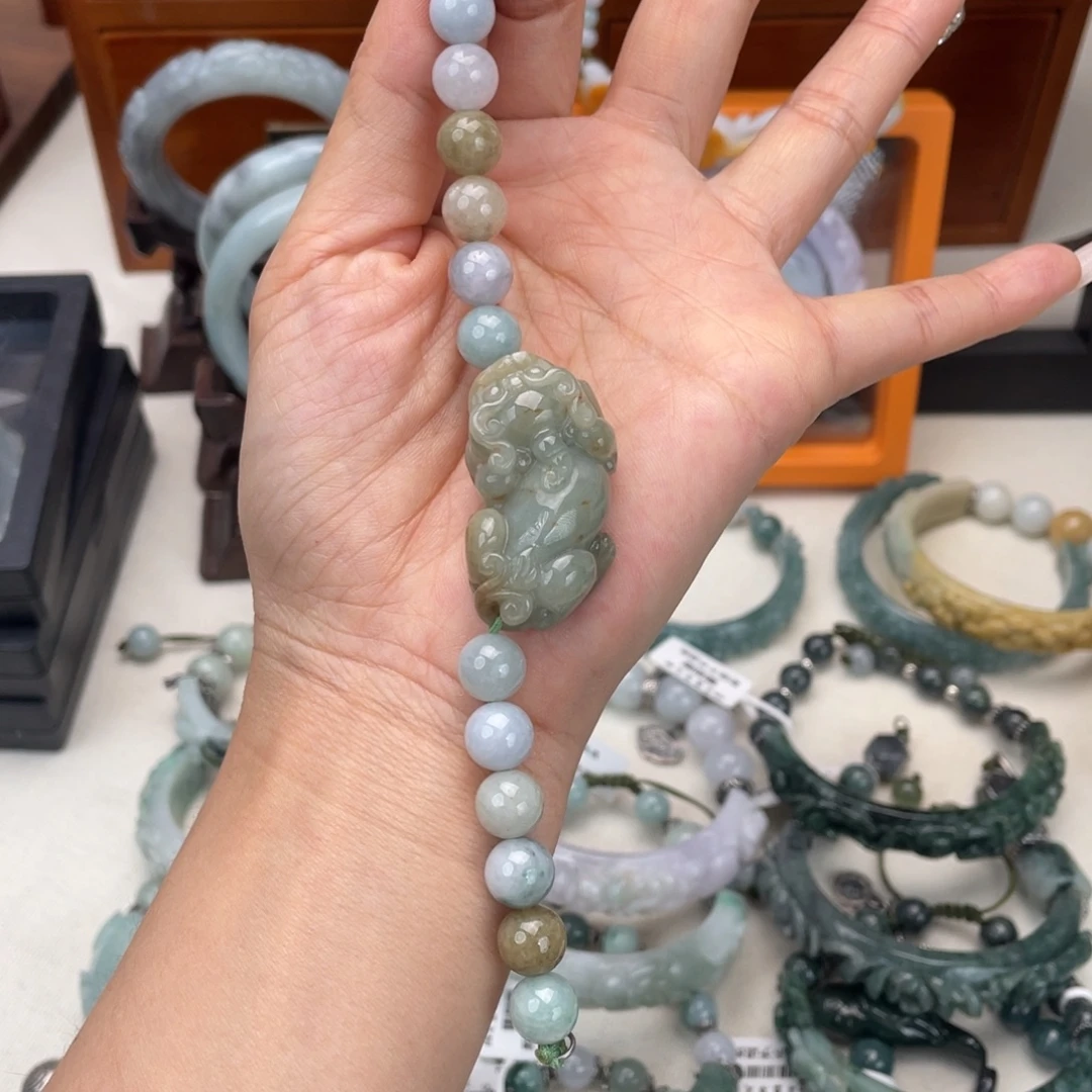 翡翠未镶嵌手链手链