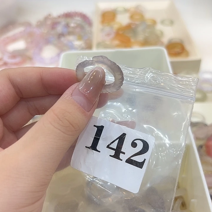 合金戒指玛瑙/玉髓142港18