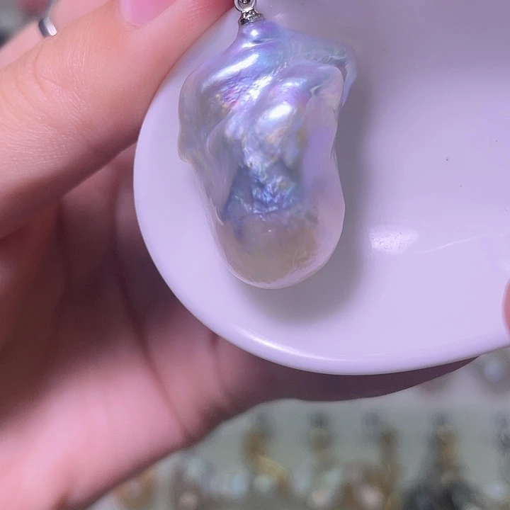 颈饰合金淡水珍珠41