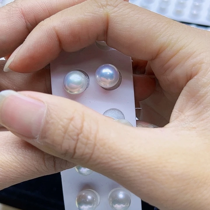 淡水珍珠胸饰银S925镶嵌Z*