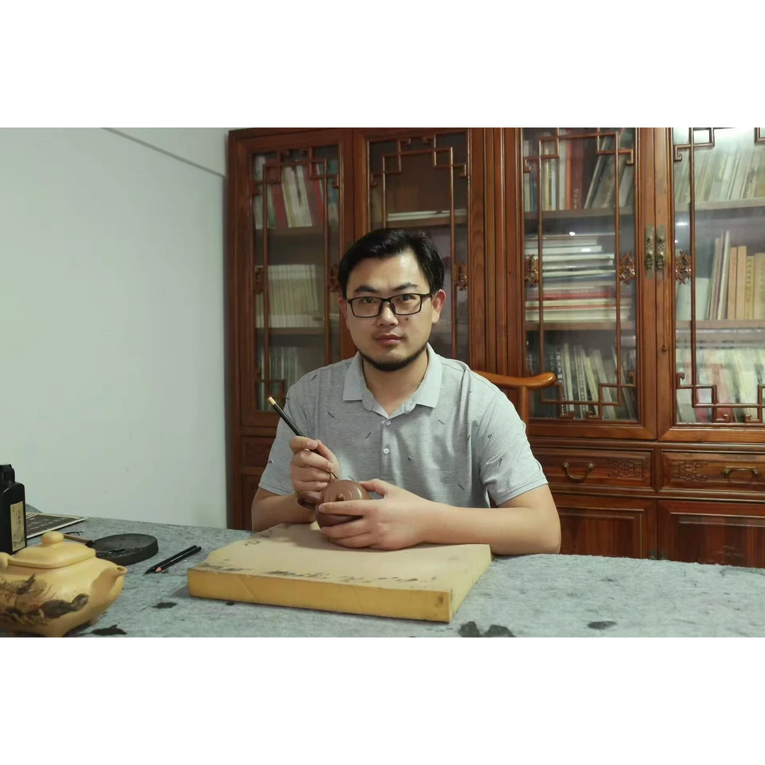 21号[李立科]宜兴黄龙山原矿手工紫砂壶