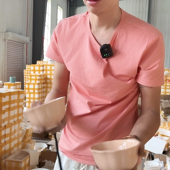 正品 藕粉色花朵碗4支  破损包赔不补发介意勿拍