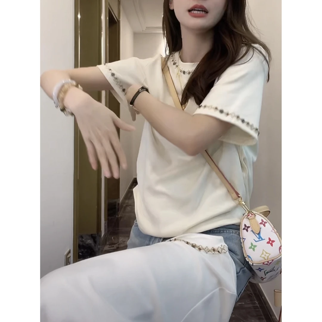 【新中式短袖】春夏韩系温柔新中式短袖-DX2525162