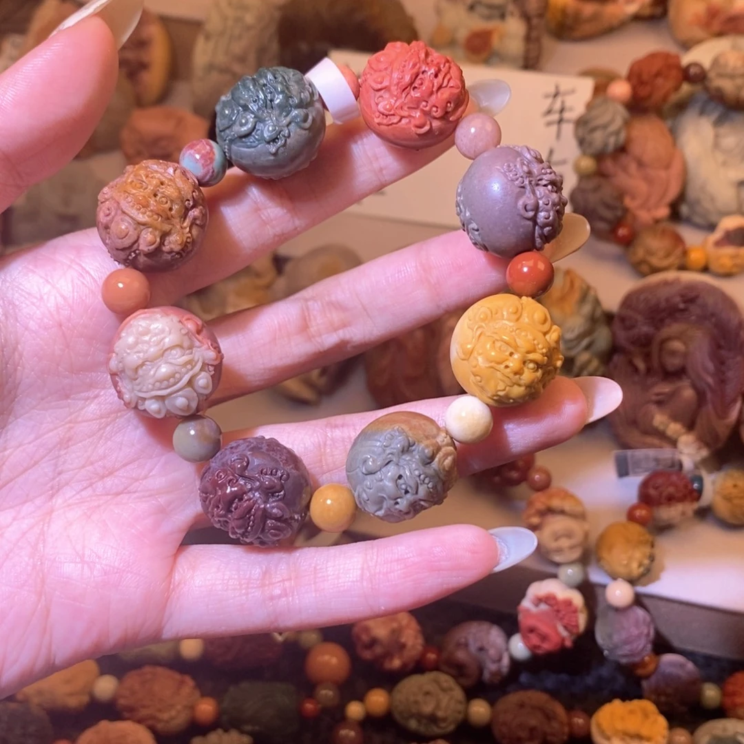 石英质玉（阿拉善玉）未镶嵌手链