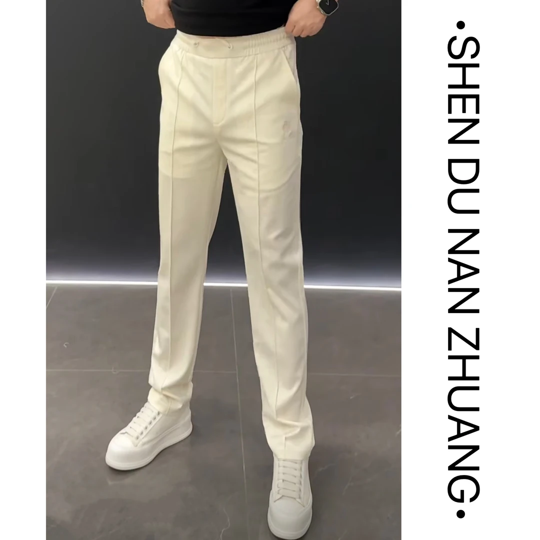 【绅度男装】净版轻奢时尚显瘦休闲裤33802