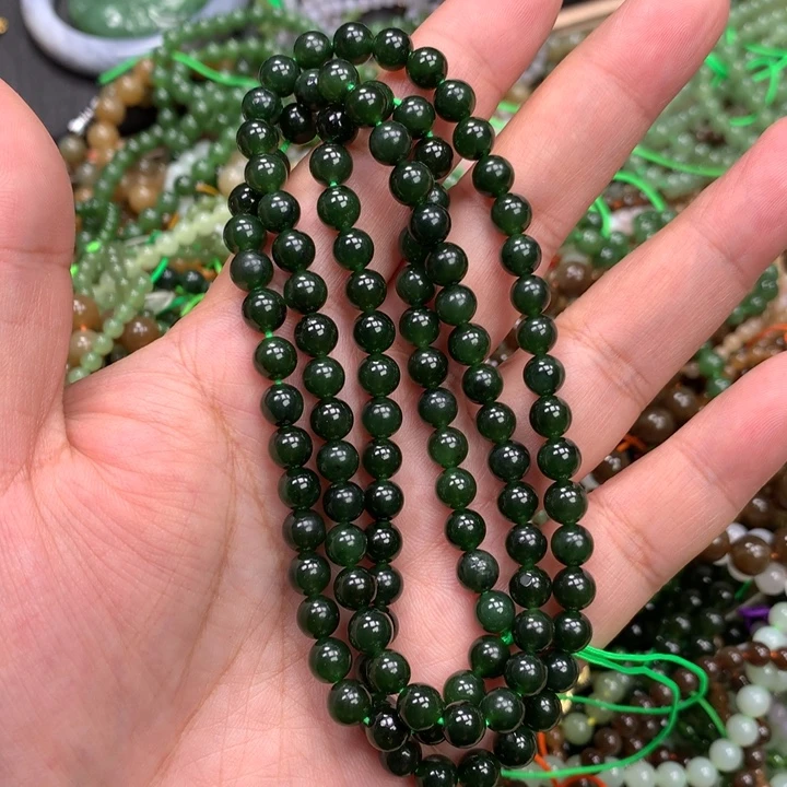 和田玉未镶嵌手链39