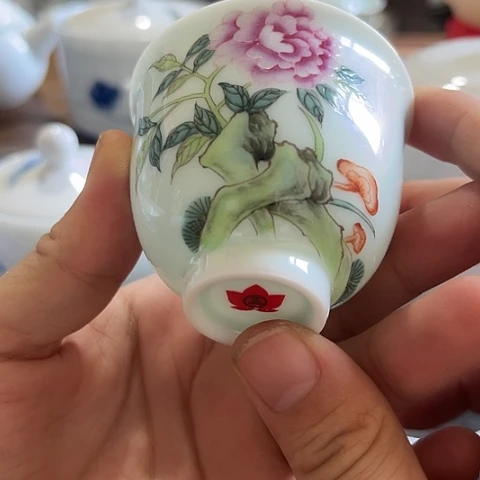 陶瓷手绘杯一个陶瓷