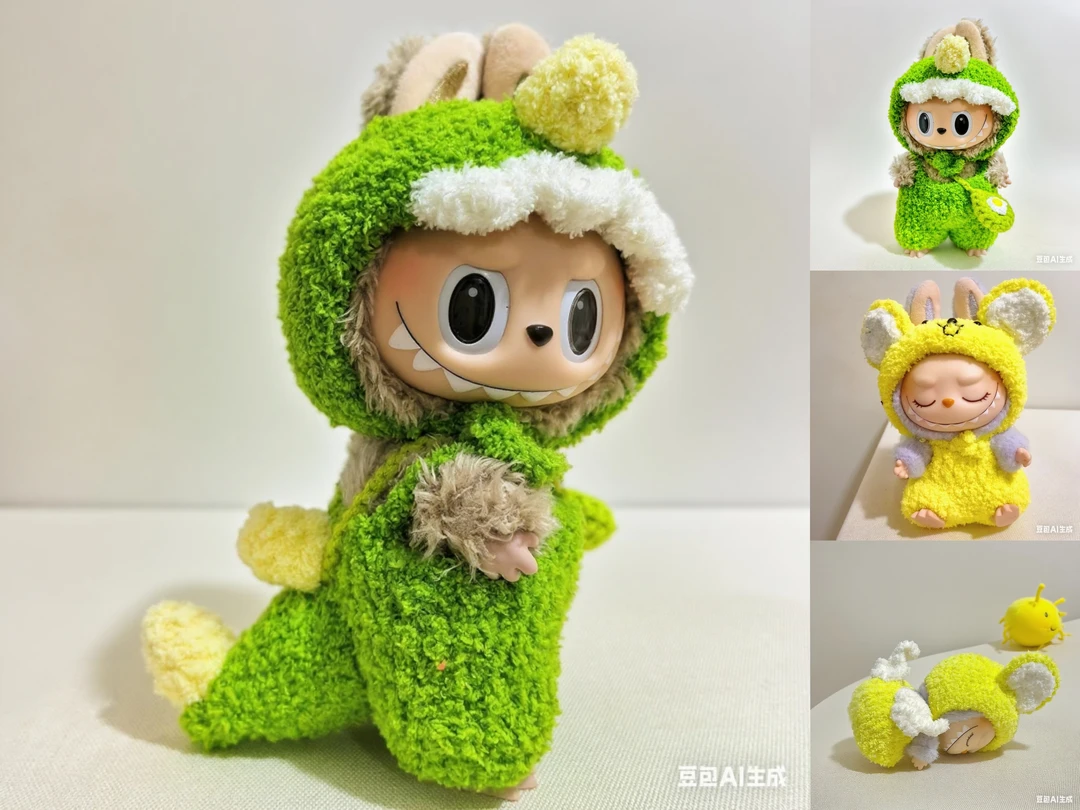仅娃衣/labubu 手工针织娃衣 一物一拍 纯手工钩织娃衣