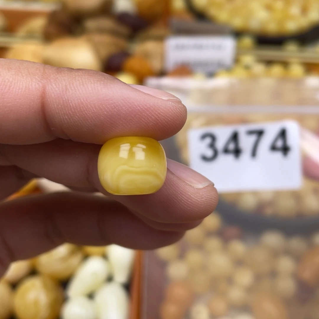 琥珀珠宝奇石未镶嵌风*上