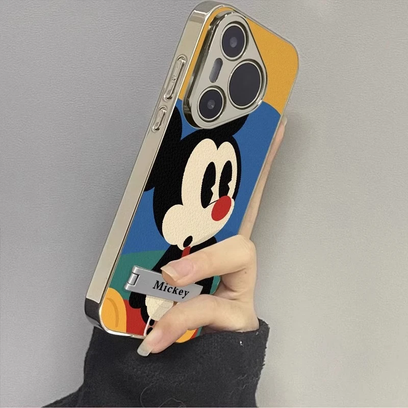 适用华为pura80pro+手机壳奶茶米奇p70pro防摔保护套卡通可爱p60