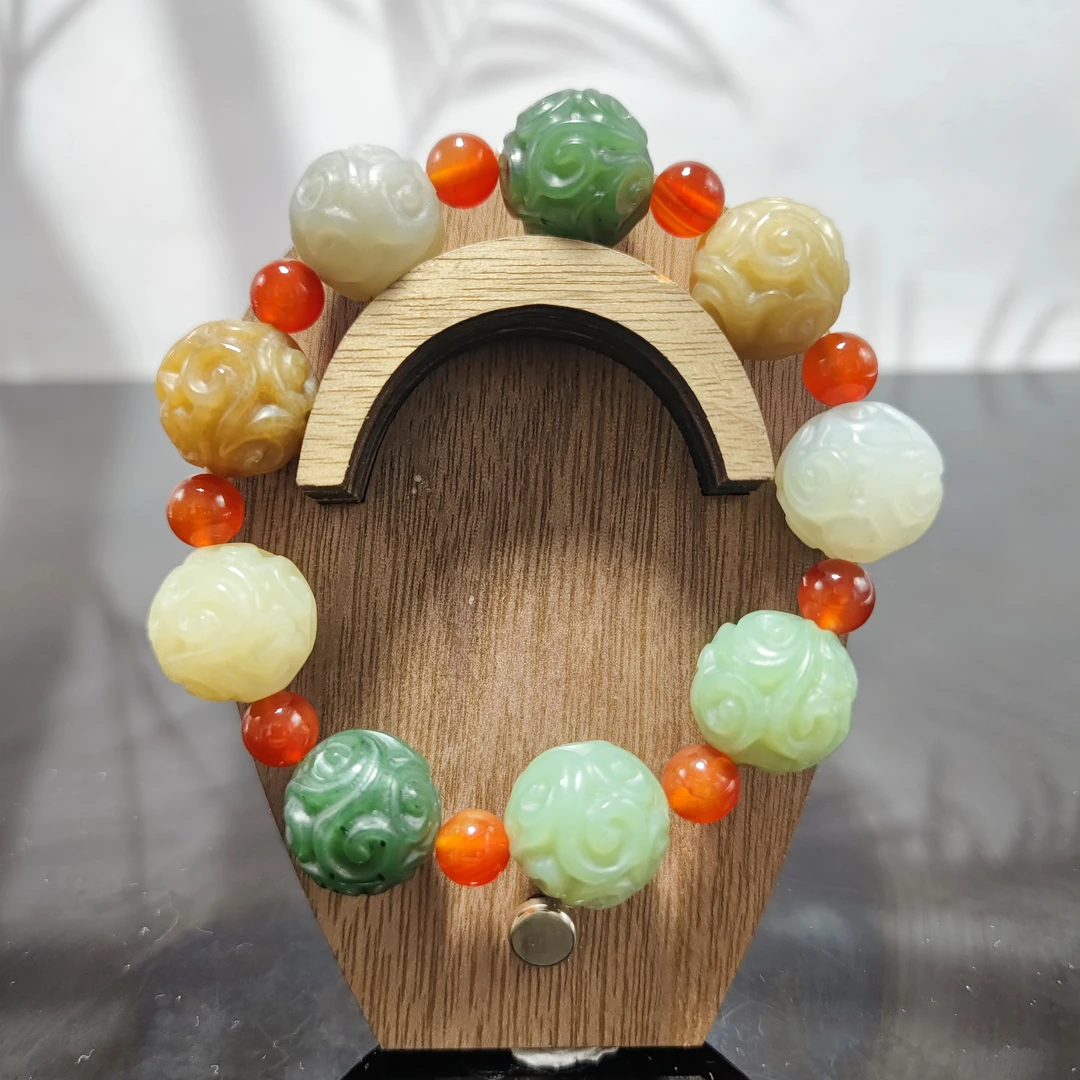 U和田玉富甲天下手串0341