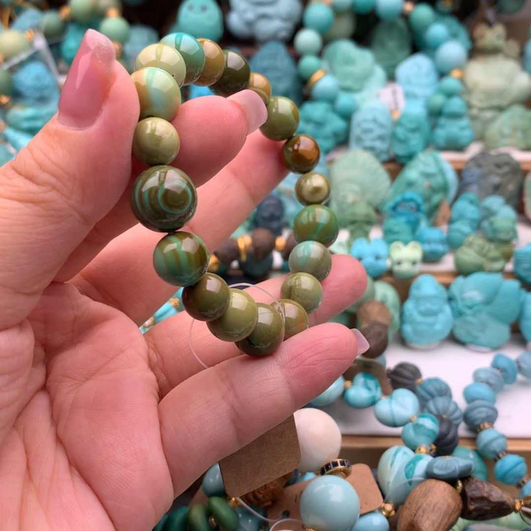 未镶嵌绿松石手链