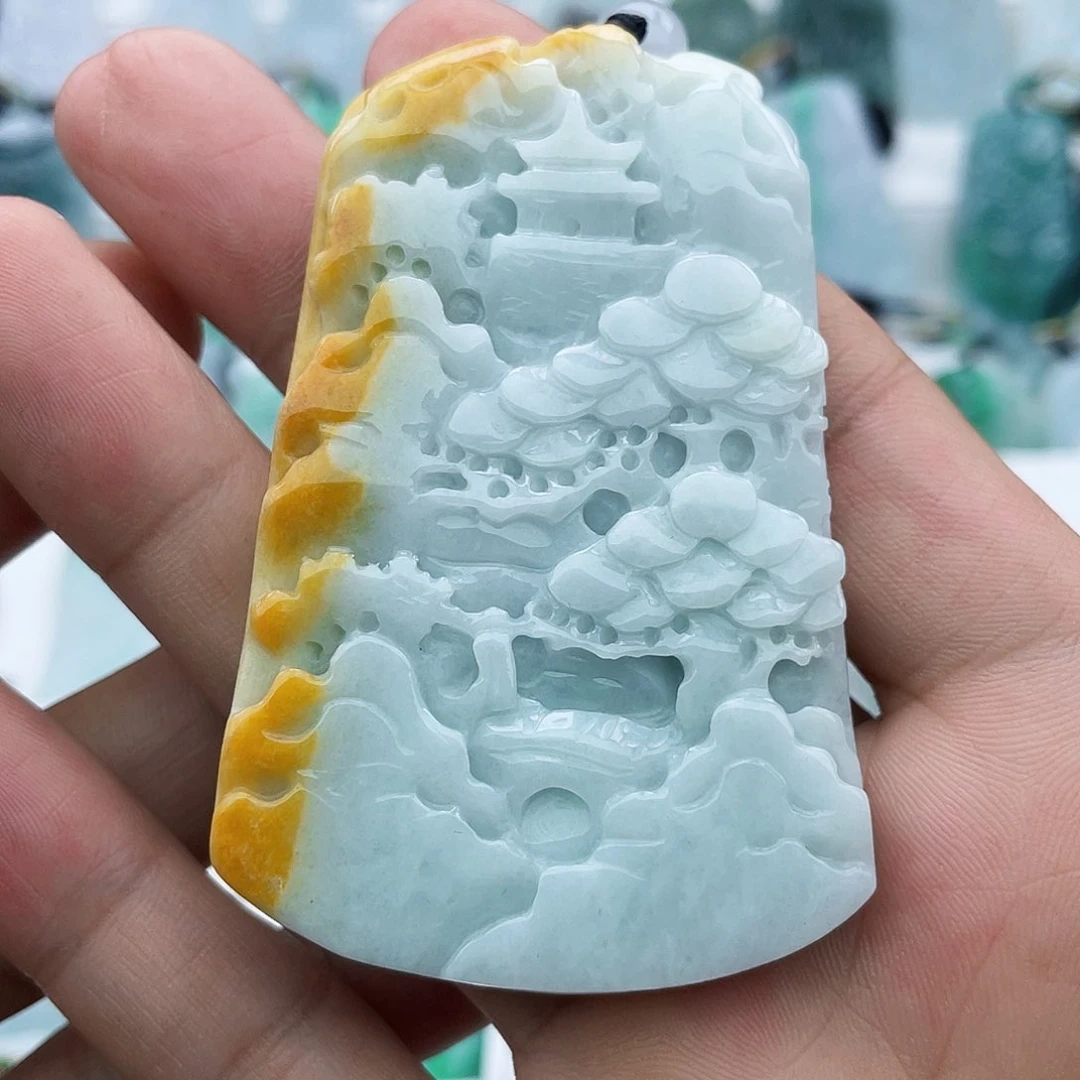颈饰未镶嵌翡翠翡翠