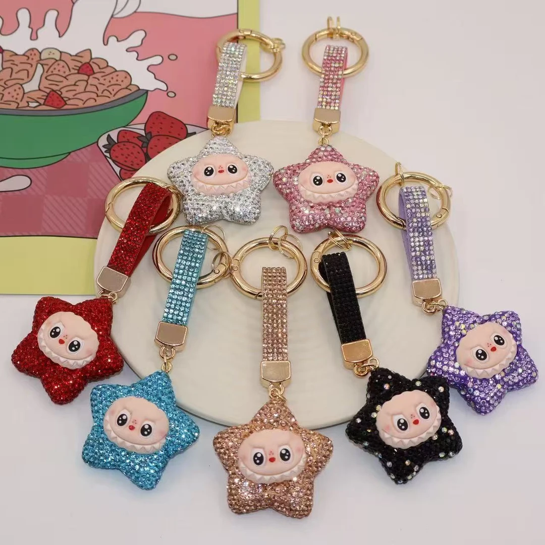 2025新款爆款五角星小布布钥匙扣挂件卡通包包挂件
