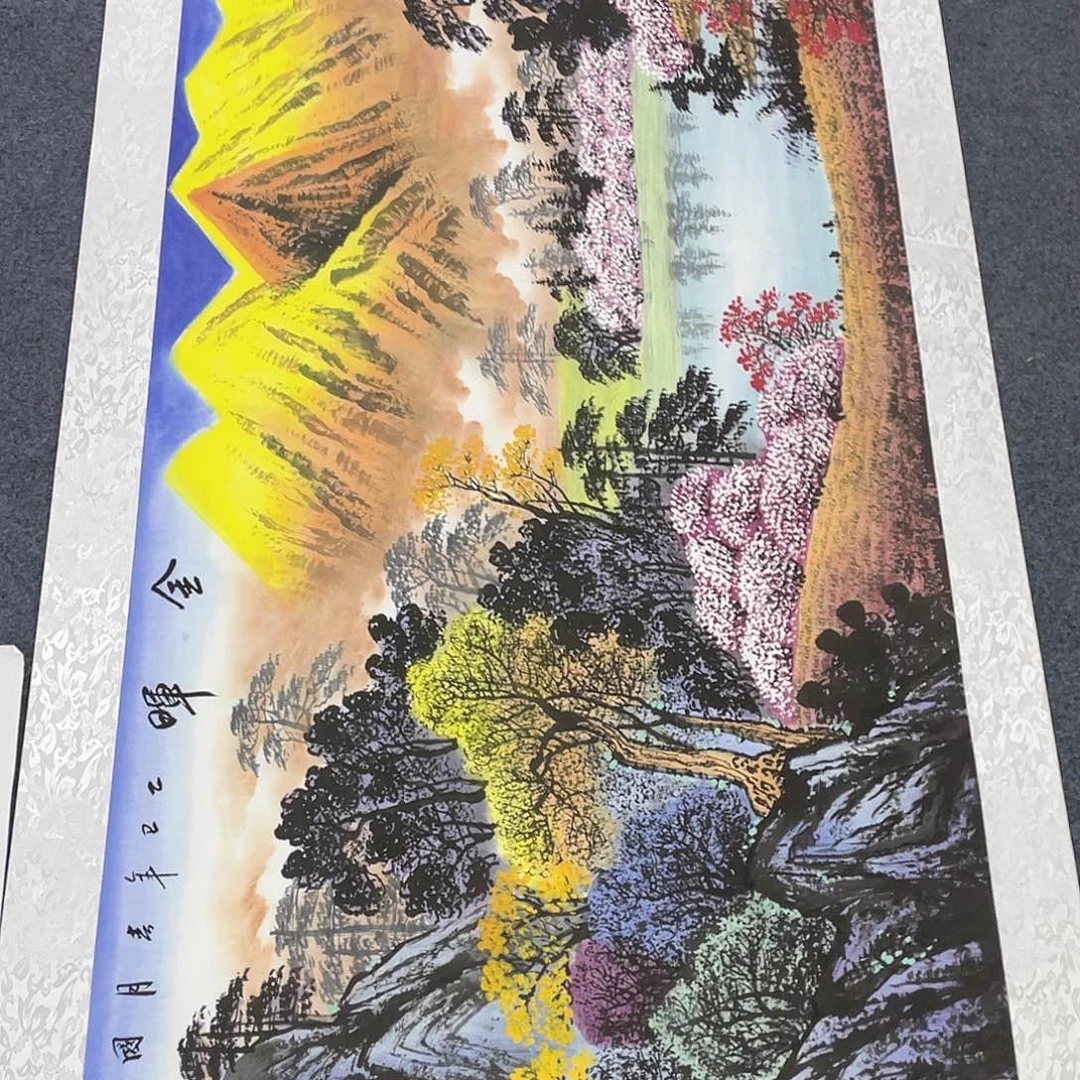 国画国画作品小姐姐放漏…