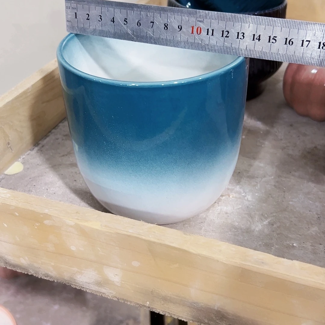 有孔外贸尾单陶瓷花盆凑单10米包邮