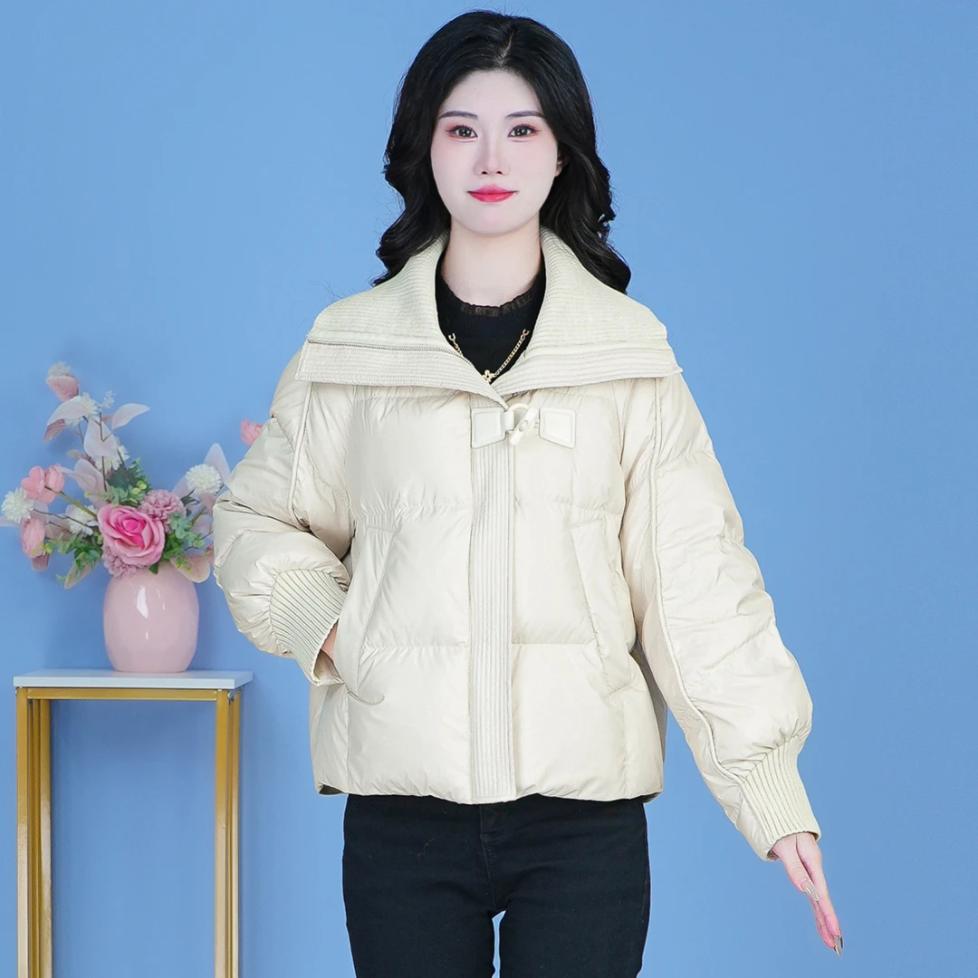 【SJYF3991】2024年秋冬新款时尚洋气宽松保暖加厚休闲显瘦羽绒服