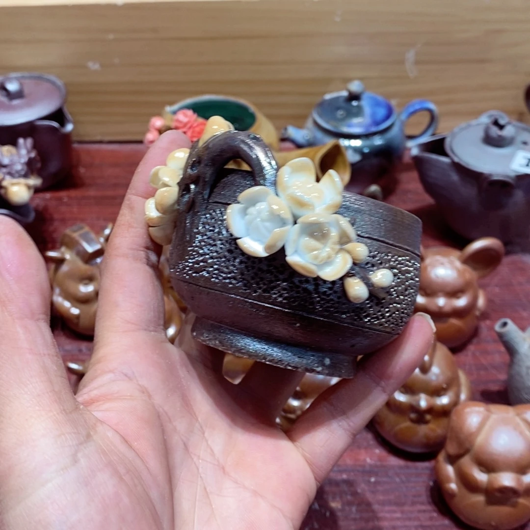 柴烧茶具套杯子家用