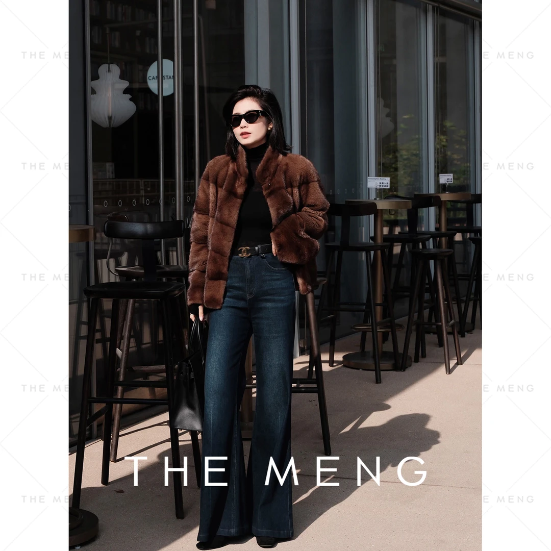 THE MENG【超模裤】松弛极简阔腿显瘦牛仔裤#M244P0034+M234P0011ZZ