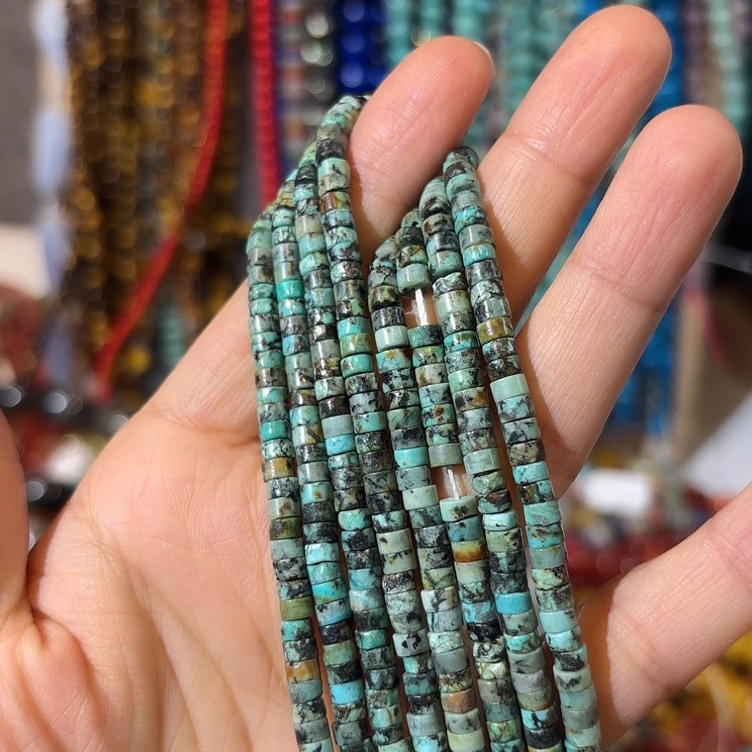 玛瑙/玉髓银S925镀金镶嵌珠宝半成品松石2-4一条