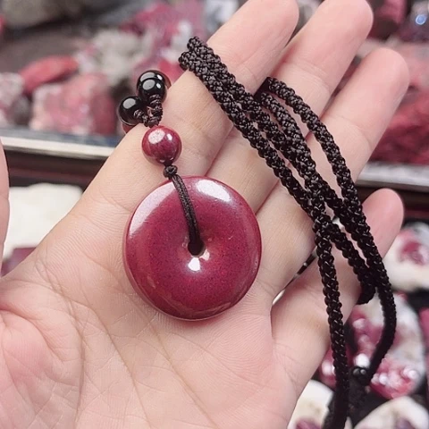 【闪购商品】天然辰砂予*天然原矿朱砂吊坠