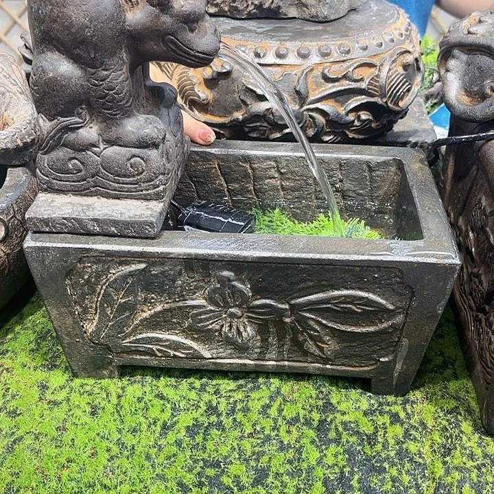 花盆流水摆件花盆