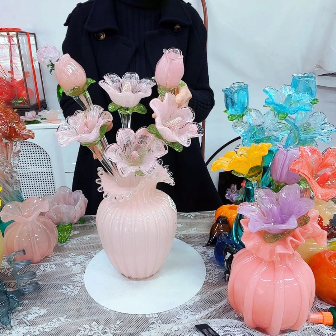福利琉璃花瓶花器艺术品