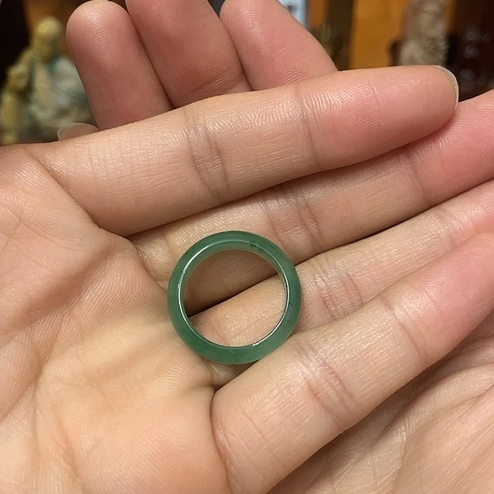 翡翠未镶嵌挂件青花笔锋浓转淡出了