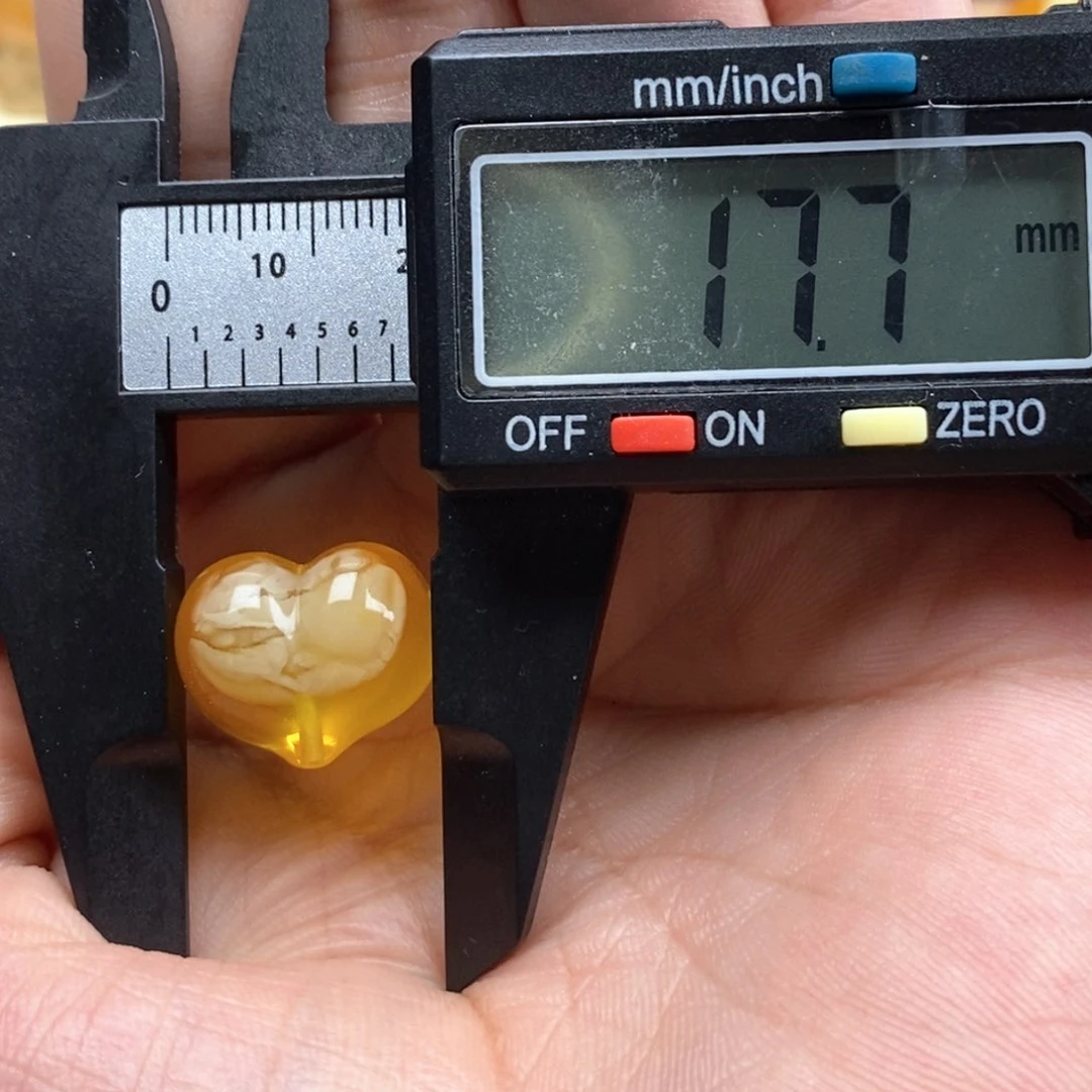 琥珀未镶嵌珠宝奇石蜜蜡屁桃
