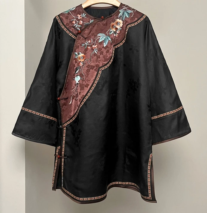 【十三郎】新中式新款刺绣二大衫上衣242396