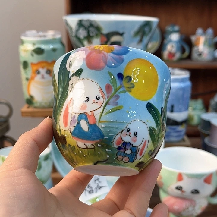 陶景德镇釉下手绘陶瓷