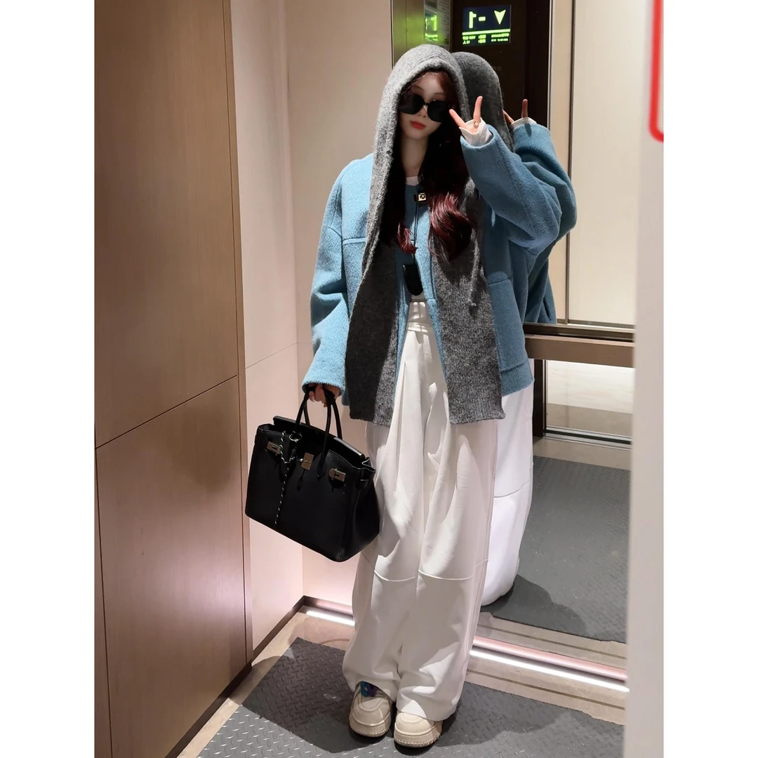 【完美邂逅】山羊绒羊毛大衣2025秋季新款韩版气质显瘦毛呢外套女